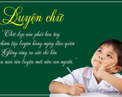 Bí quyết luyện chữ đẹp cho học sinh