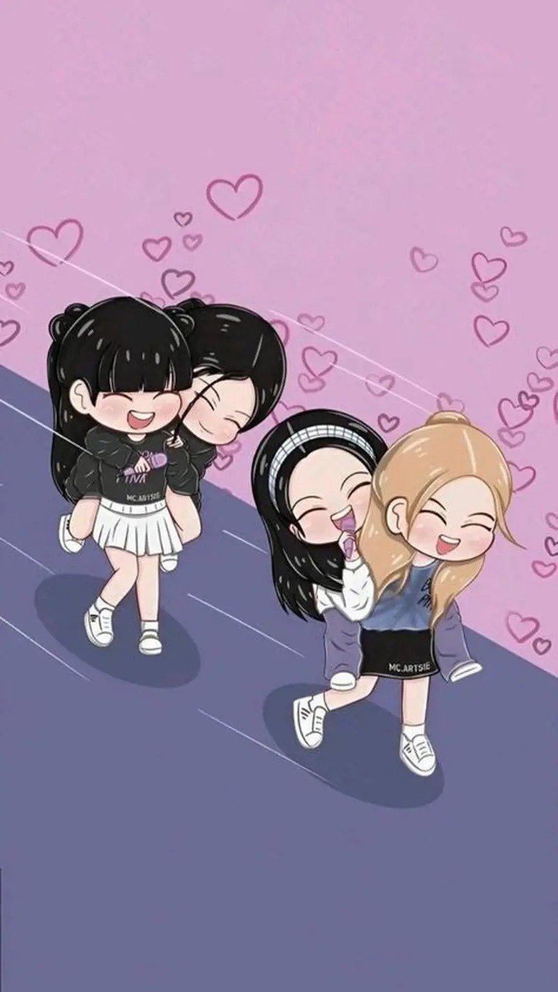 ảnh blackpink chibi cute 15