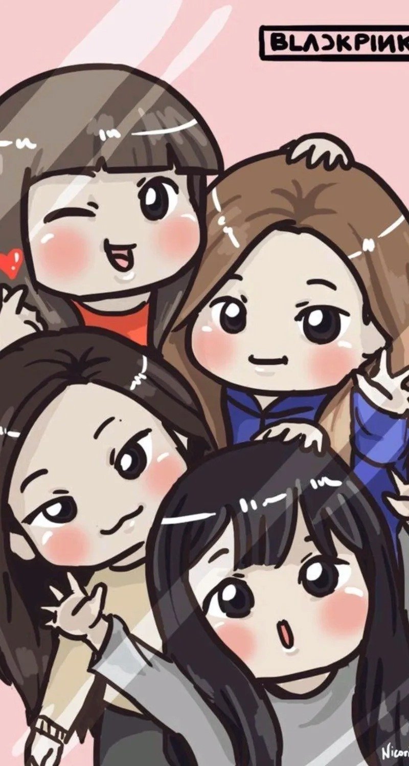 ảnh blackpink chibi cute 21