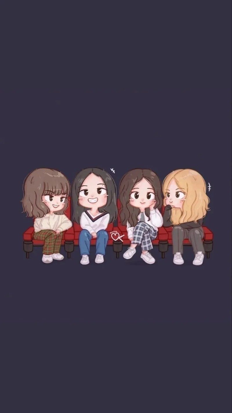 ảnh blackpink chibi cute 27