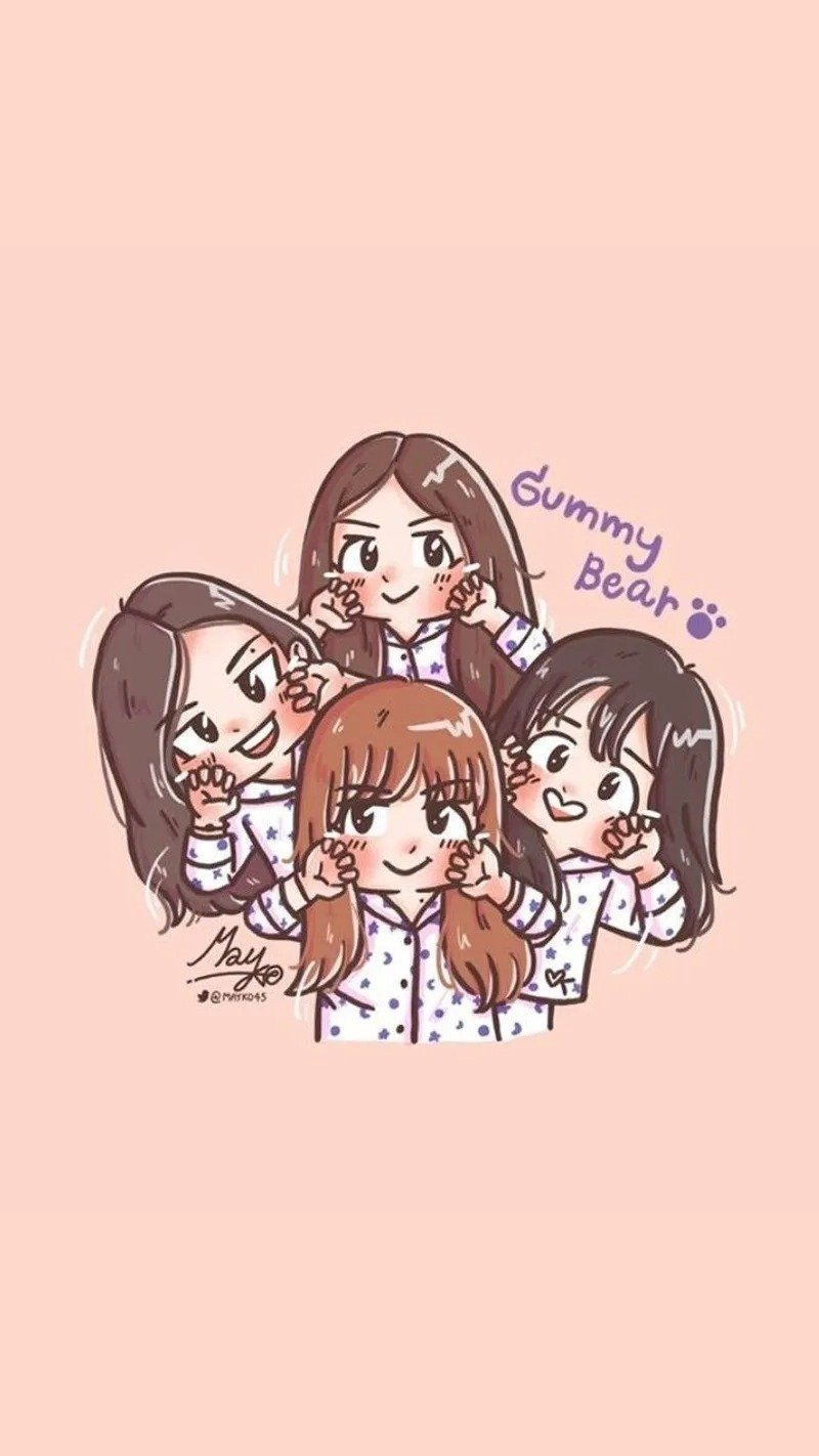 ảnh blackpink chibi cute 28