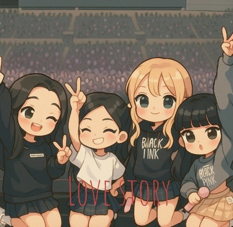 ảnh blackpink chibi