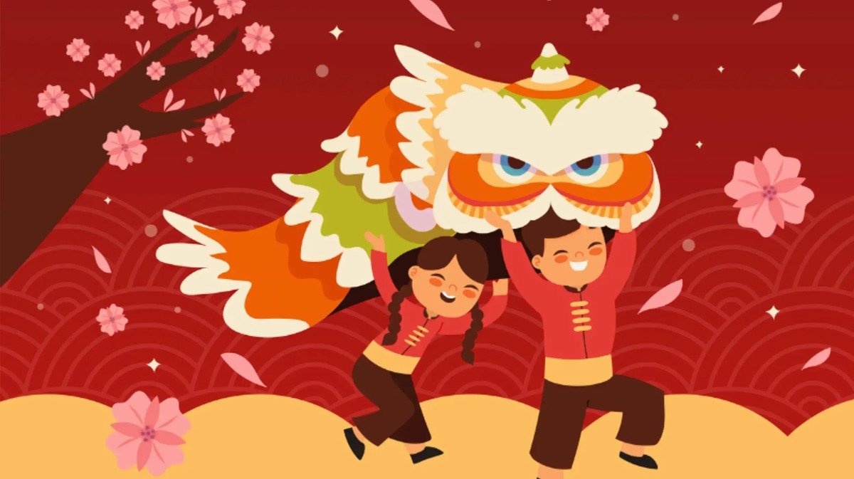 ảnh chibi tết 12