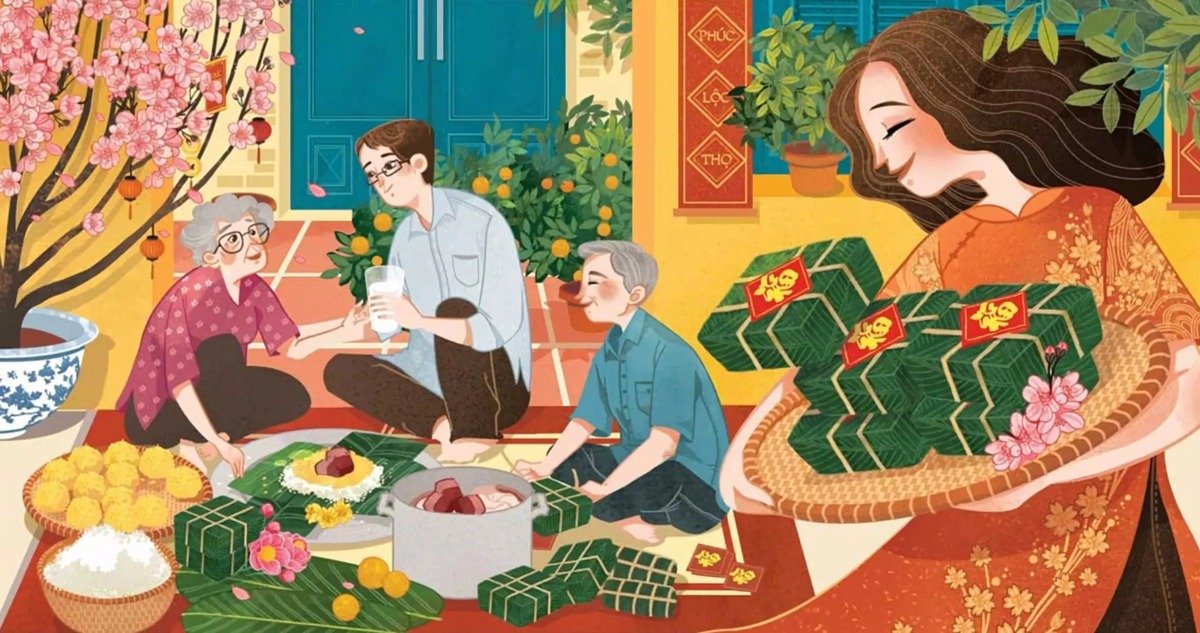 ảnh chibi tết 21