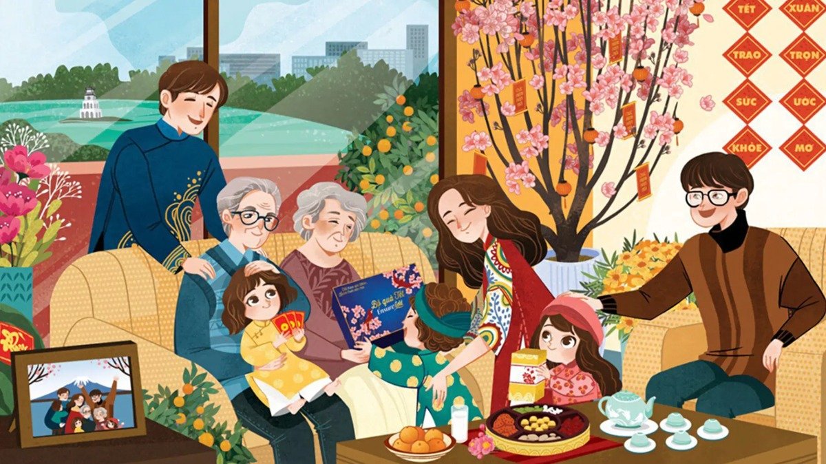 ảnh chibi tết 23