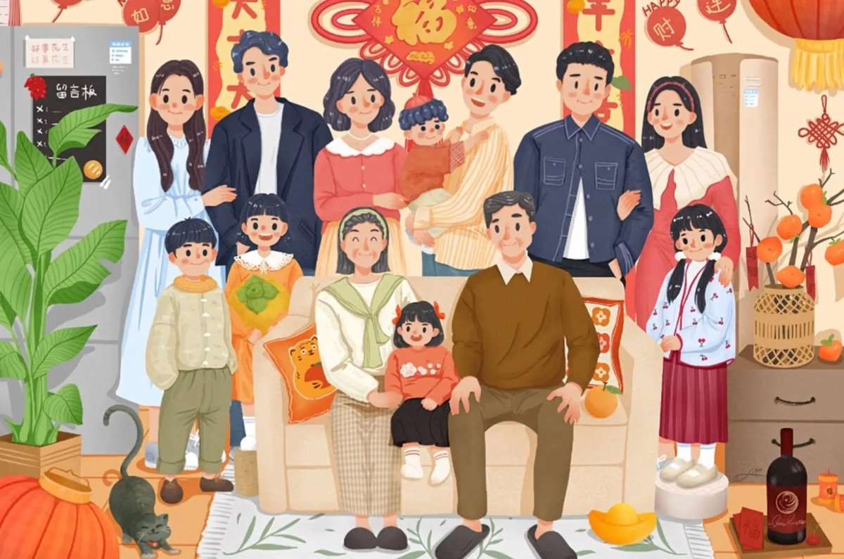 ảnh chibi tết 24