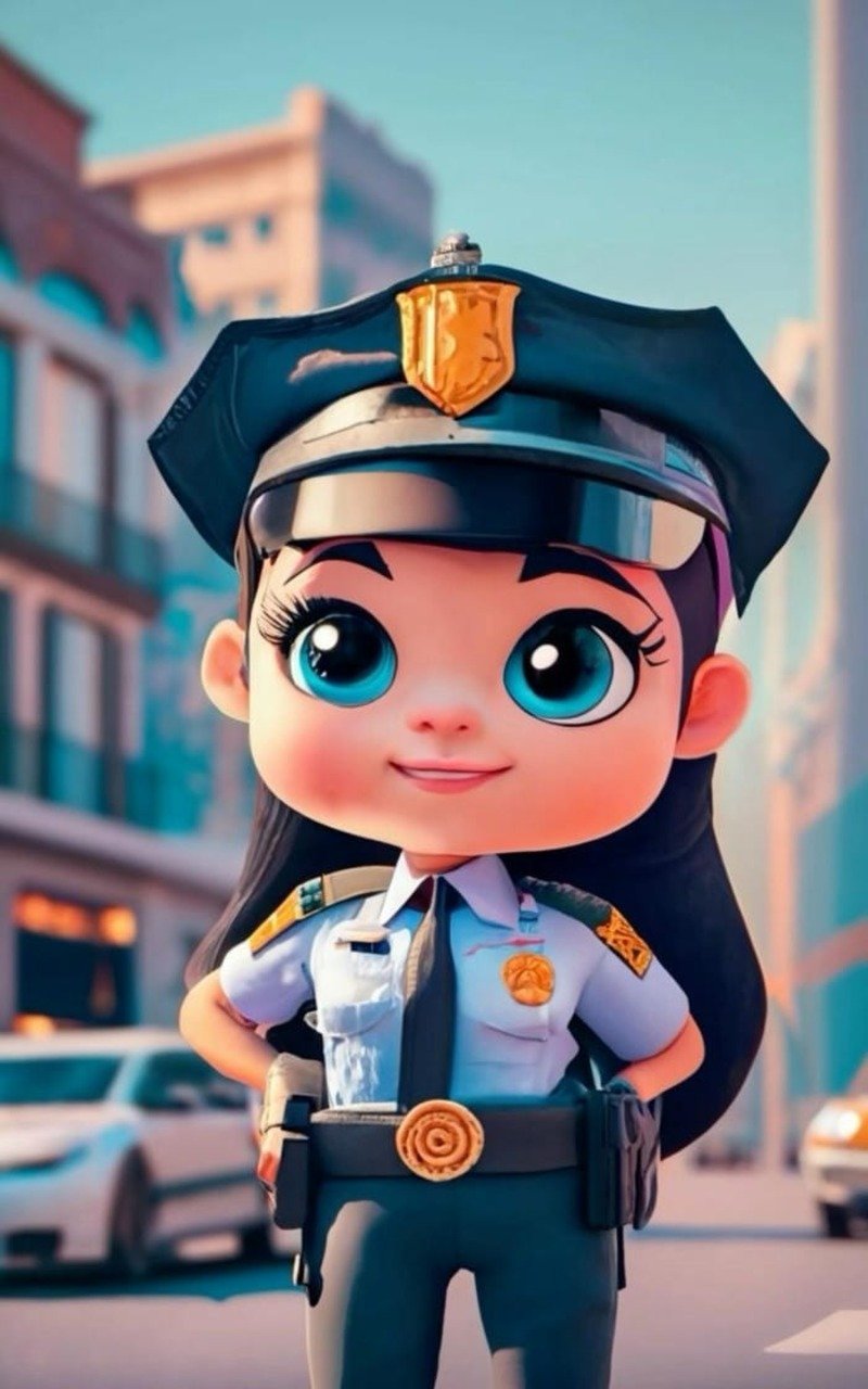 ảnh công an chibi 3