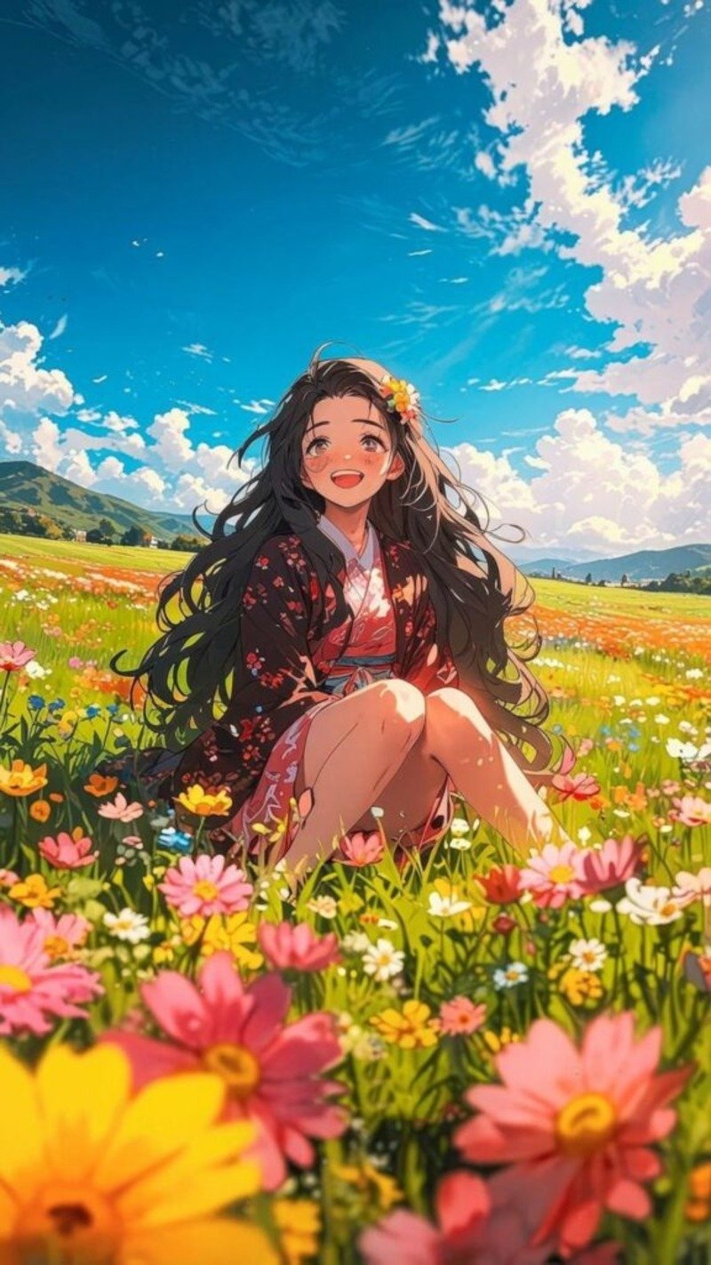 Hình nền anime cute và phong cảnh