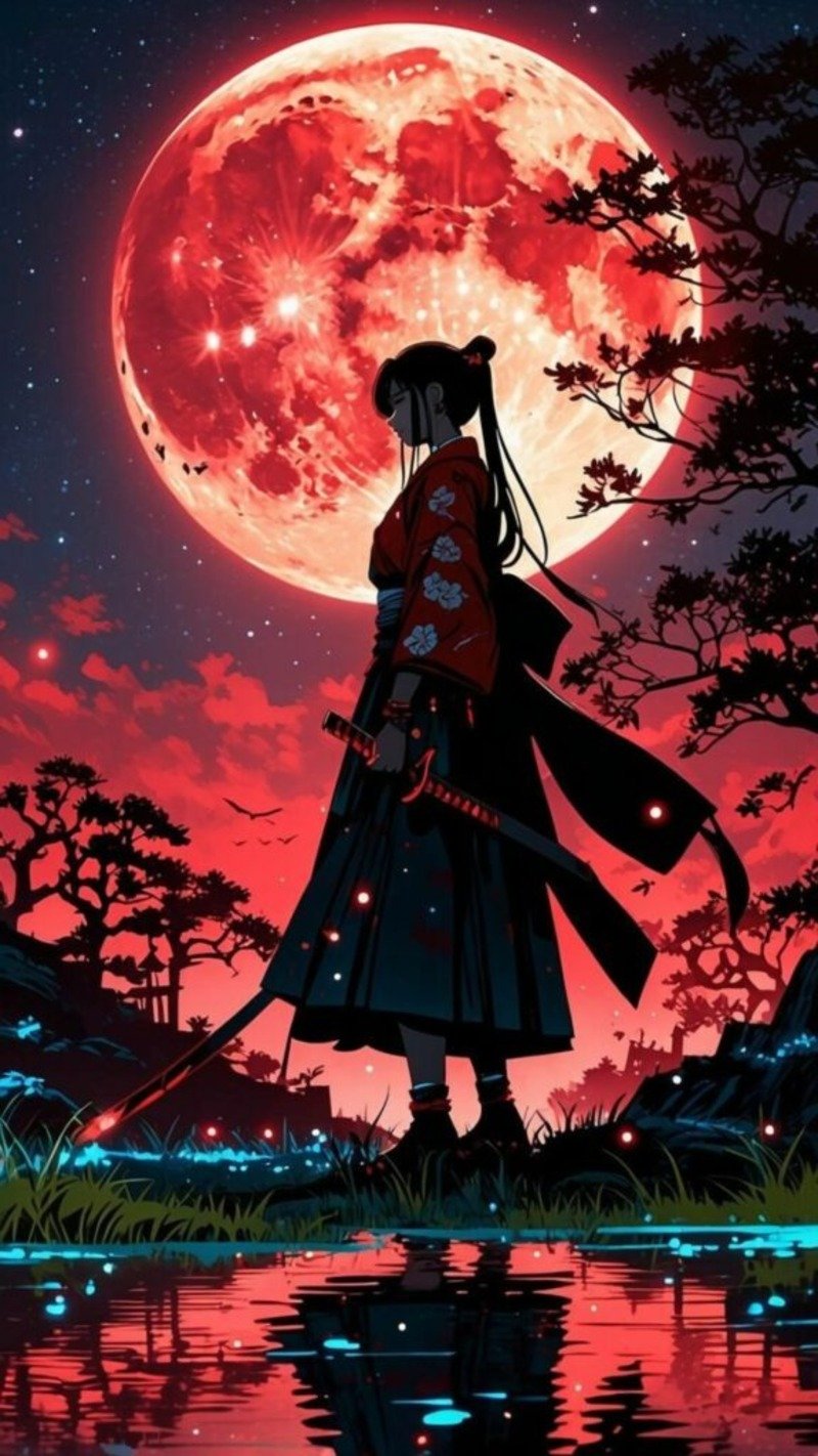 Hình nền anime nữ ngầu nhật bản