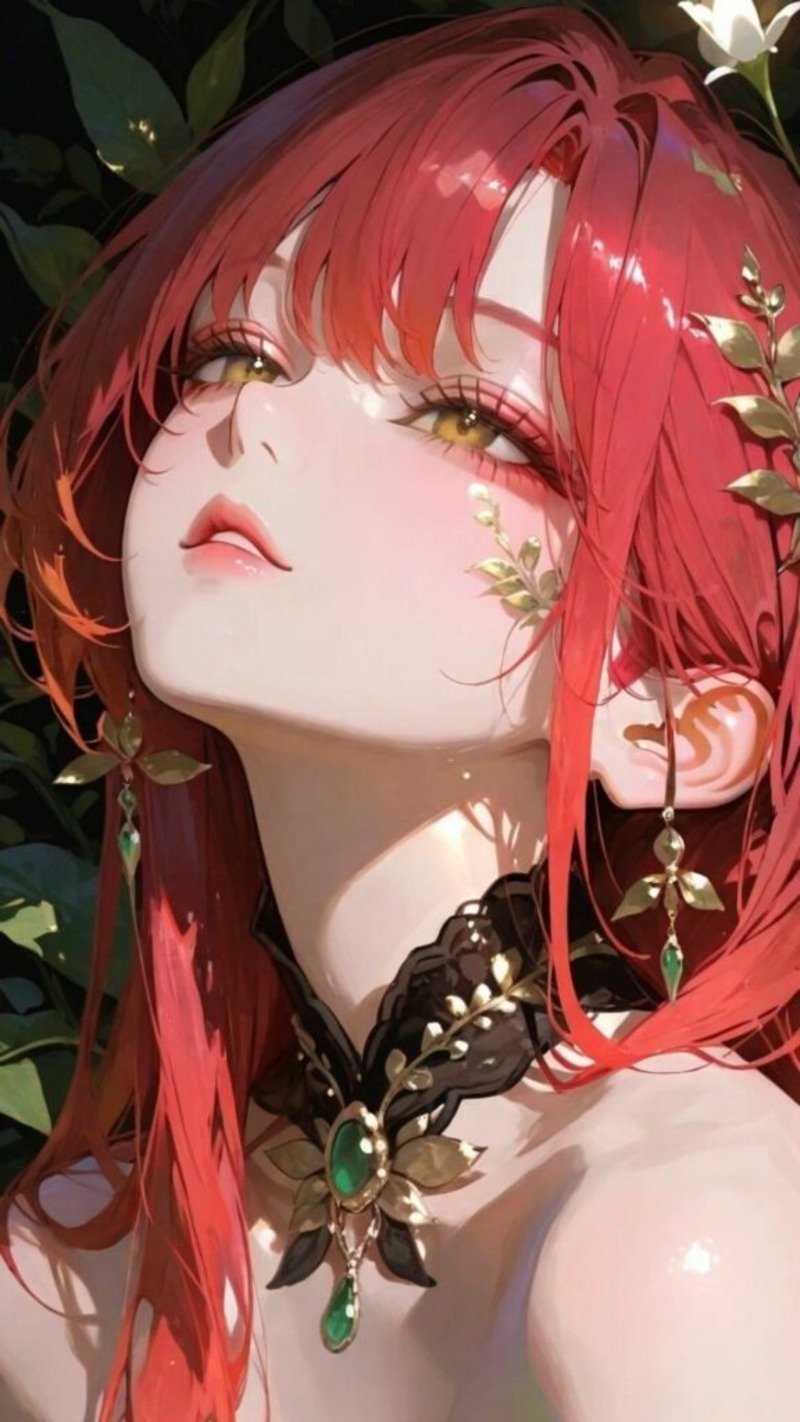 Hình nền anime nữ ngầu tủi thân