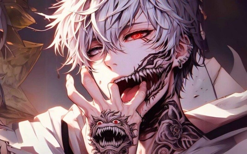 Hình nền nhân vật anime đầy lạnh lùng và cuốn hút