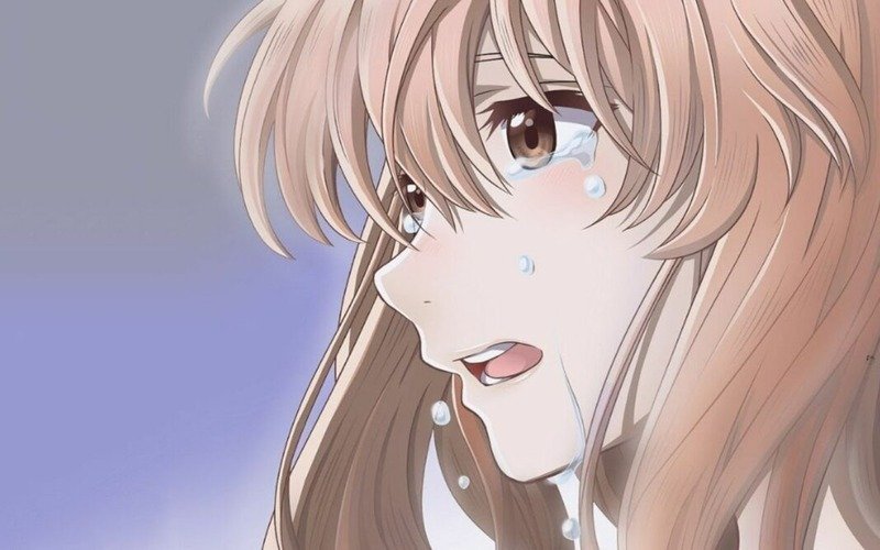 Hình nền nhân vật nữ đang khóc buồn bã