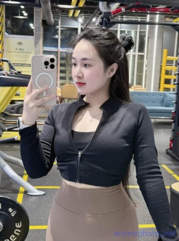 ảnh gái xinh việt nam tập gym
