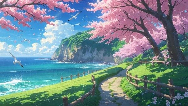 hình anime phong cảnh