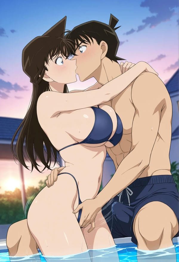 Ảnh hentai Ran Mori Conan đĩ thoã dâm đãng cực hot
