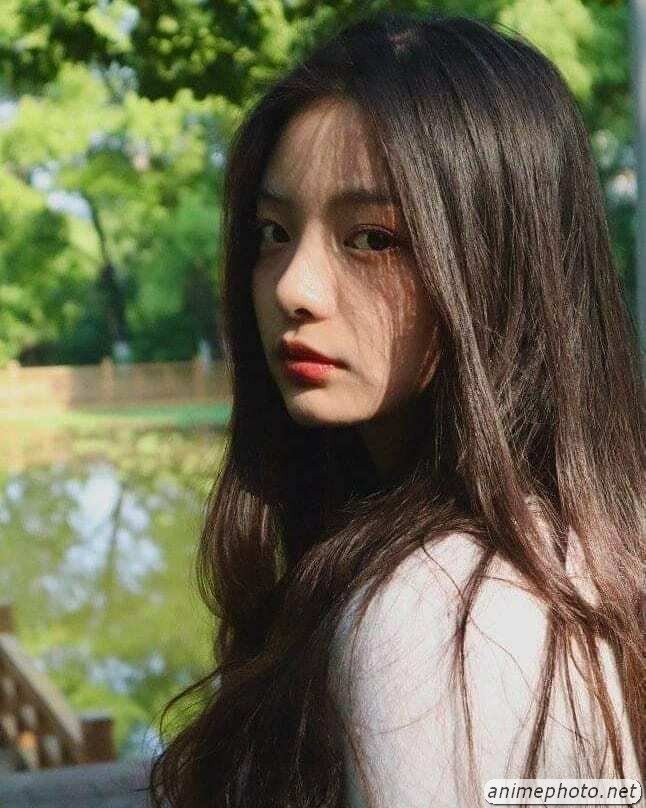 Nàng xinh mặt mộc tự nhiên ngọt ngào dễ thương