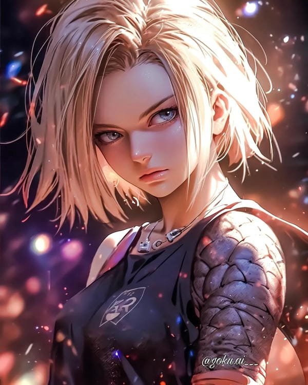 ảnh anime nữ Android 18 chất lượng cao dành cho fan Dragon Ball