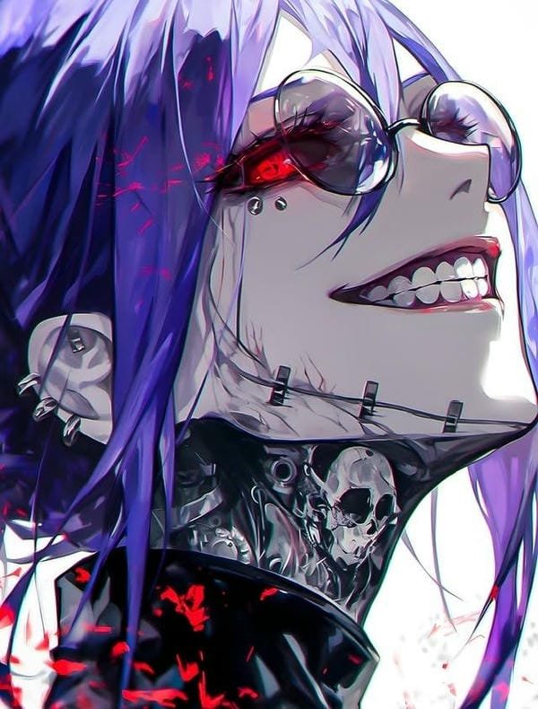 ảnh anime nữ Kamishiro sắc sảo trong tạo hình hiện đại