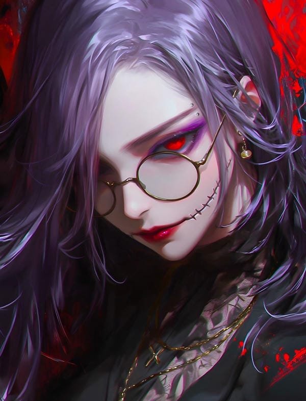 ảnh anime nữ Kamishiro xinh đẹp với ánh mắt cuốn hút