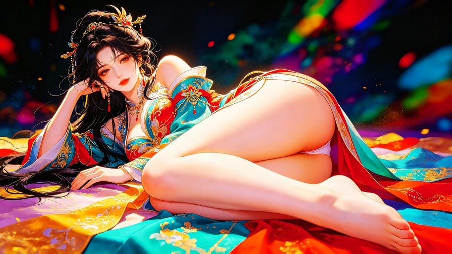 Bộ ảnh mỹ nhân hentai Trung Quốc bị chơi