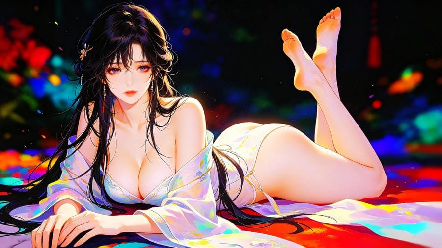 Hình nền hentai cổ trang quyến rũ full HD