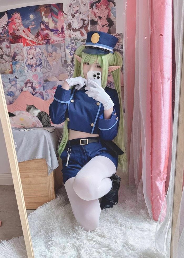 Bộ ảnh cosplay Xidaidai ngọt sủng nhẹ nhàng