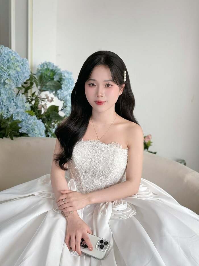 Hình cô dâu nghệ thuật độc đáo