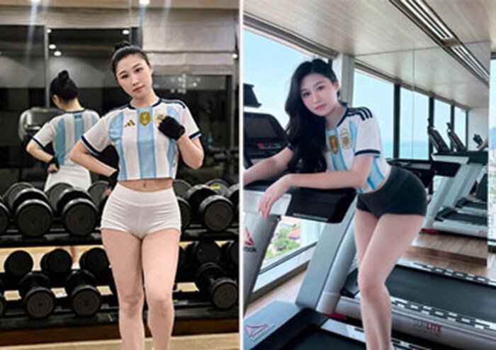 Hình ảnh gái xinh World Cup rạng rỡ
